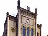 Sinagoga 1867. godine. Ulica Marije Valerije (danas Praška ulica)
